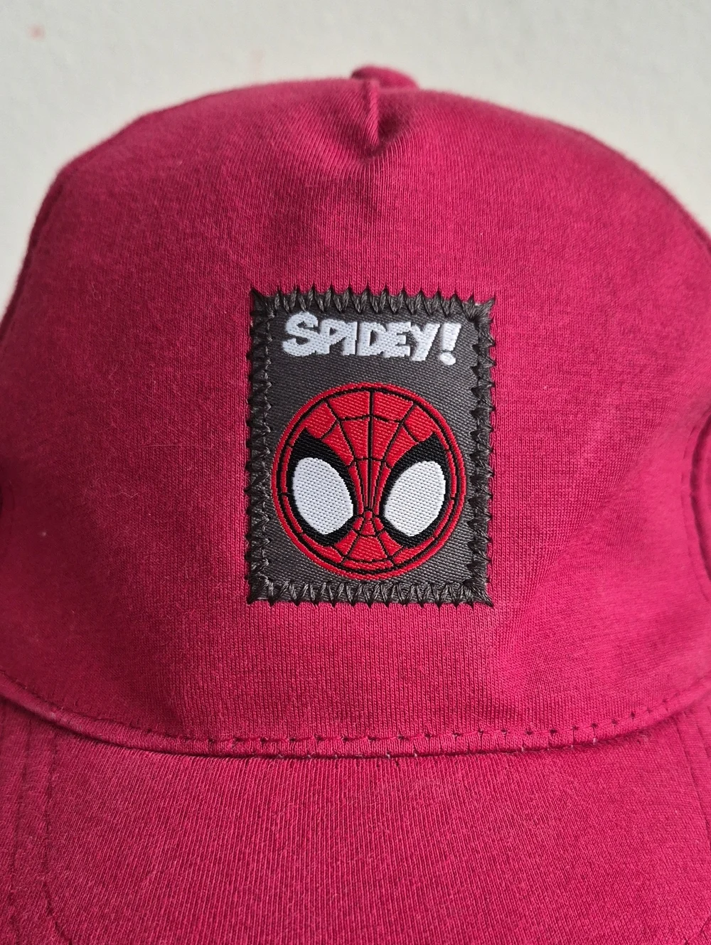 Marvel SPIDEY Boys Adjustable Baseball Cap, red